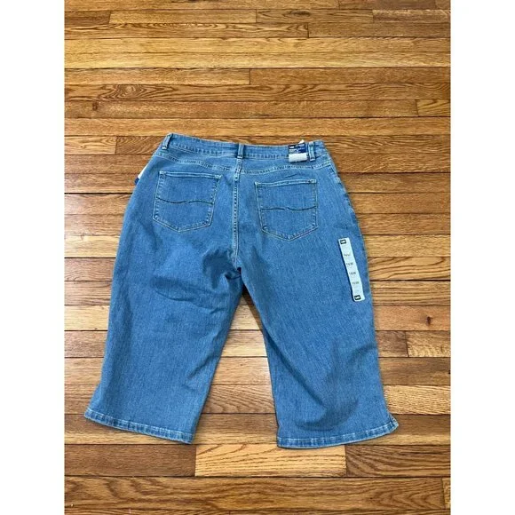Lee Modern Series Curvy Fit Capri Jeans Women's Plus Size 16W High Rise NWT - Picture 6 of 6